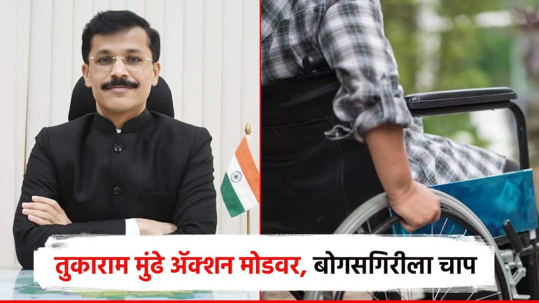 तुकाराम मुंढे ॲक्शन मोडवर, बोगस दिव्यांगांवर होणार कारवाई; राज्यातील 34 झेडपी मुख्याधिकाऱ्यांना निर्देश Tukaram Mundhe on action mode action will be taken against bogus disabled people Instructions to 34 ZP Chief Officers of the state तुकाराम मुंढे ॲक्शन मोडवर, बोगस दिव्यांगांवर होणार कारवाई; राज्यातील 34 झेडपी मुख्याधिकाऱ्यांना निर्देश