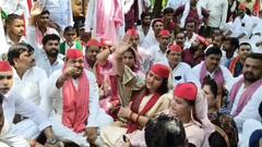 महोबा में खाद संकट और फसल बीमा घोटाले पर सपा का हंगामा, कार्यकर्ताओं ने किया कृषि विभाग का घेराव