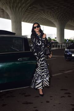 एयरपोर्ट पर दिखा सोनम कपूर का फुल क्लासी अंदाज, स्टाइलिश लुक से सबका ध्यान खींचा