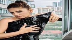 Huma Qureshi Photo: ઓલ બ્લેક આઉટફીટમાં ગોર્જિયસ લાગી હુમા કુરેશી