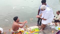 மகாளய அமாவாசை: காஞ்சிபுரத்தில் குவிந்த மக்கள்! முன்னோர்களுக்கு தர்ப்பணம் செய்து வழிபாடு! முக்கிய காரணம் என்ன?