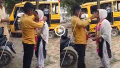 Video: वाह चाची गर्दा उड़ा दिया! सगे भतीजे संग रचा ली शादी, थाने में डाली वरमाला, 3 साल से था अफेयर