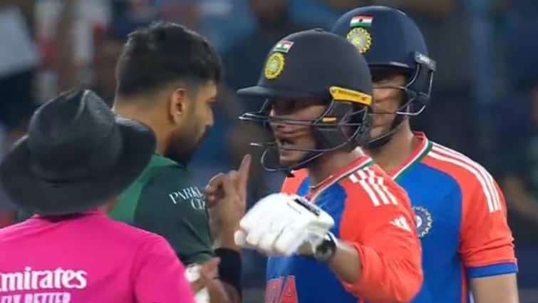 पहले अभिषेक और फिर गिल ने हारिस रऊफ की निकाली हेकड़ी, लाइव मैच में भयंकर लड़ाई, देखें वीडियो