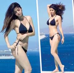 वो इठलाती, वो बलखाती; ब्लॅक बिकनीतलं अभिनेत्रीचं घायाळ करणारं सौंदर्य; कर्वी फिगरवर खिळल्यात सर्वांच्या नजरा