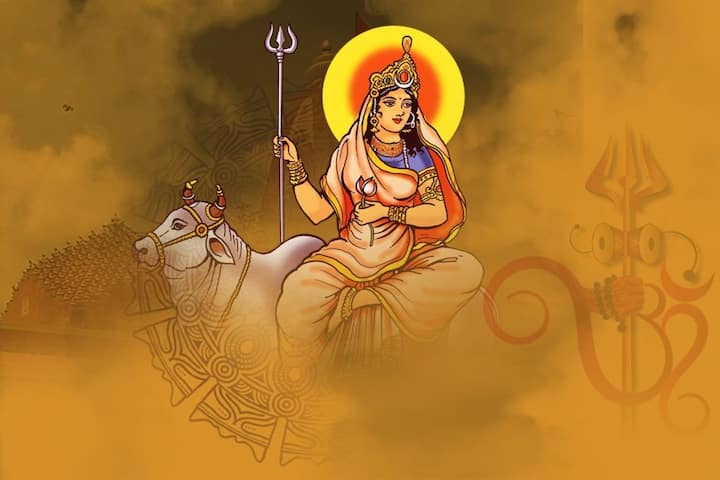 नवरात्रि के पहले दिन देवी शैलपुत्री की पूजा की जाती है। पूजा के दौरान देवी को पीले रंग के वस्त्र, फूल और मिठाई अर्पित करनी चाहिए। शास्त्रों में इसे शुभ माना गया है। इस रंग के वस्त्र पहनने से दिन ऊर्जा से भरा रहता है और जीवन में नए अवसर और आर्थिक लाभ प्राप्त होते हैं।
