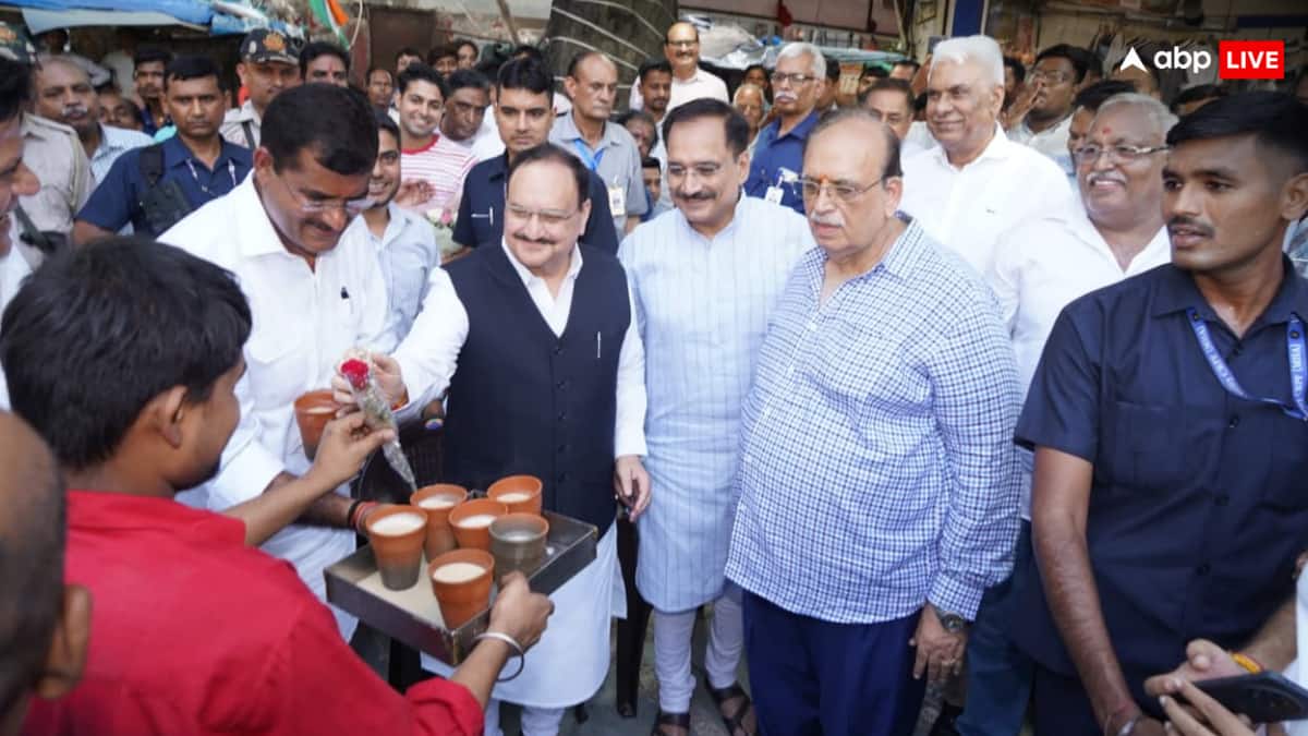 BJP अध्यक्ष जेपी नड्डा ने दिल्ली में दुकानदारों संग की चाय पर चर्चा, नेक्स्ट जेनरेशन GST सुधारों के बताए फायदे