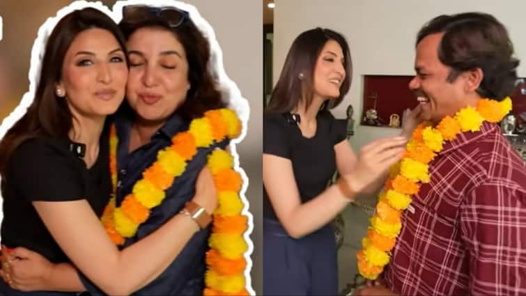 Video: कपूर खानदान की बेटी ने माला पहनाकर फराह खान के कुक दिलीप का वेलकम, फैंस बोले- दिल हो तो ऐसा