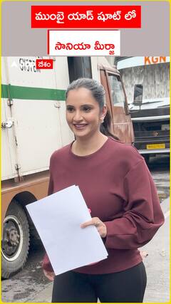 ముంబై యాడ్ షూట్‌లో    సానియా మీర్జా