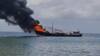WATCH: Cargo Ship Engulfed In Flames At Porbandar Jetty In Gujarat