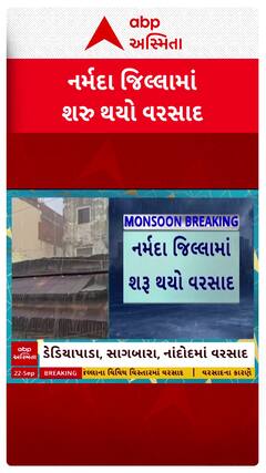 Narmada Rain : નર્મદા જિલ્લામાં શરૂ થયો વરસાદ, જુઓ શોર્ટ વીડિયો