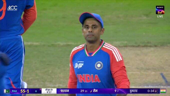 सुर्यकुमार यादव पुन्हा एकदा  शून्यावर बाद झाला.