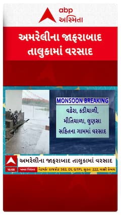 Amreli Rain : અમરેલી જિલ્લામાં પહેલા નોરતે પડ્યો વરસાદ, જાફરાબાદ પંથકમાં વરસાદ