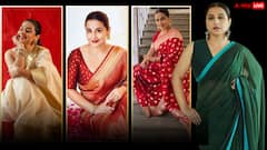 नवरात्रि के लिए बेस्ट हैं विद्या बालन के ये साड़ी लुक, आप भी कीजिएगा ट्राई