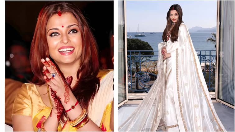 बिंदी-साड़ी में बला की खूबसूरत लगती हैं ऐश्वर्या राय, यकीन नहीं तो ये 10 तस्वीरें देख लीजिए