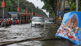 Kolkata Flood: Heavy Rains Kill 10, Durga Puja Preparations Hit, BJP Slams ‘Tragic Reality Of Mamata’s Promise’