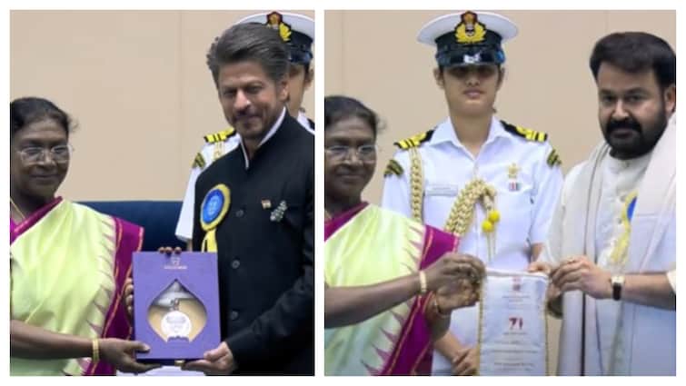 National Film Awards 2025 Live: SRK Wins First National Award, Mohanlal Gets Dadasaheb Phalke