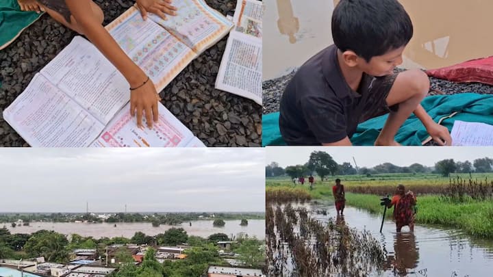 Rain Updates Maharashtra: मराठवाड्यात झालेल्या प्रचंड पावसामुळे शेतकऱ्यांचे प्रचंड नुकसान झाले आहे. धाराशिव आणि सोलापूर जिल्ह्यात सोमवारी रात्री झालेल्या पावसाने भयावह परिस्थिती.