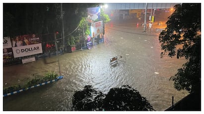 Heavy Rain Waterlogs Kolkata Ahead Of Durga Puja, IMD Forecasts More Showers Heavy Rain Waterlogs Kolkata Ahead Of Durga Puja, IMD Forecasts More Showers