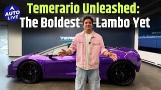 Lamborghini Temerario India First look review: What all does a Rs 6 Crore car get? | Auto Live