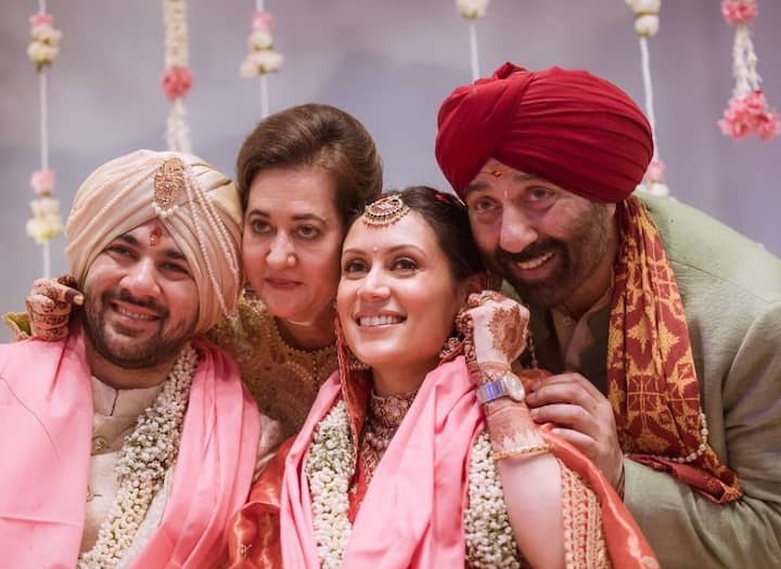Karan Deol married Drisha Acharya on June 18, 2023.