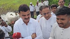 बांधावर पाहणी करायला गेलेल्या कृषीमंत्र्यांना शेतकऱ्यांनी घेरलं, दत्तात्रय भरणेंवर प्रश्नांची सरबत्ती, यंत्रणेची लाज काढली