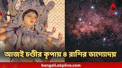 আজ দেবী চণ্ডীর কৃপা এই ৪ রাশির সঙ্গে, কর্মক্ষেত্রে বিশাল উন্নতি, অর্থ-যশে ভরবে জীবন