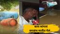 Marathwada Rain VIDEO : काय सांगावं, सगळंच मातीत गेलं; पुराचं पाणी अन् संसार मोडून पडला, म्हातारा बाबा धाय मोकलून रडला