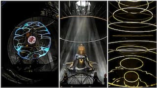 Durga Puja 2025: Dum Dum Park Bharatchakra’s ‘Tanmatra Aura’ Pandal Mesmerises Devotees — WATCH VIDEO