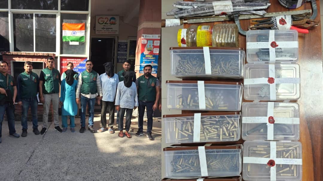 Delhi Major arms network busted in Delhi NCR three arrested exposed illegal factory ann दिल्ली-NCR में हथियारों का बड़ा नेटवर्क ध्वस्त, अवैध कारतूस फैक्ट्री का खुलासा, 3 गिरफ्तार