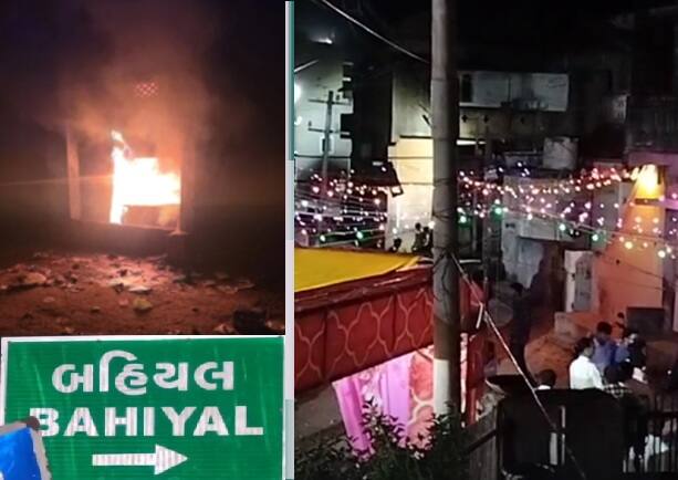 ગઇરાત્રે ગાંધીનગર જિલ્લાના દહેગામ તાલુકાના બહિયલ ગામે મોડી રાત્રે બે કોમ વચ્ચે કોમી હિંસા ફાટી નીકળી હતી