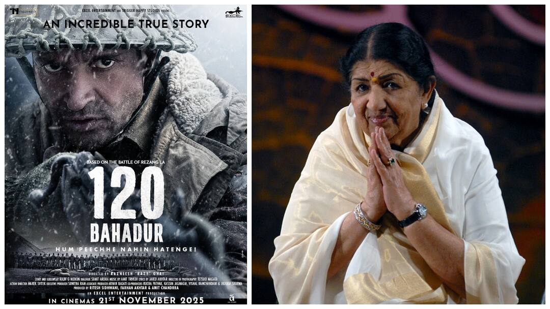 लता मंगेशकर की बर्थ एनिर्सरी पर बजेगा ‘ऐ मेरे वतन के लोगों’, रिलीज होगा ‘120 बहादुर’ का टीजर