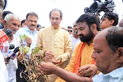झोपडीत राहणारी 'परी', उद्धव ठाकरेंनी पूरबाधित गरिबाचं घर पाहिलं; चिमुकलीला जवळ घेऊन नाव विचारलं