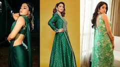 Navratri Day 5: हरे रंग के कपड़े पहनकर करें मां स्कंदमाता को खुश, स्टाइलिंग के लिए इन हसीनाओं से लें आइडिया