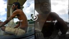 Video: गजब पागल आदमी है! चलती कार रोक बोनट पर बैठा, फिर छत पर चढ़ा, बेंगलुरु का वीडियो वायरल