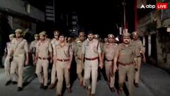 मुजफ्फरनगर में आधी रात को पुलिस का फ्लैग मार्च, जुमा और नवरात्रि के बीच SSP का निरीक्षण