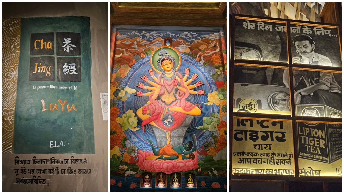 Durga Puja 2025: Alipore Sarbojanin’s ‘Cha-Paan-Utor’ Pandal Celebrates Bengal’s Tea Legacy — WATCH