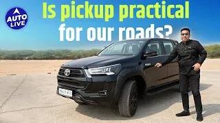 Can you drive a pick up truck in India? Hilux review | Auto Live
