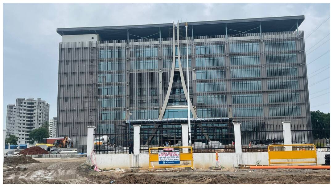 Amaravathi : అమరావతిలో మొట్టమొదటి శాశ్వత బిల్డింగ్ రెడీ!ఓపెనింగ్ ఎప్పుడంటే? andhra pradesh capital amaravathi First permanent building is ready to inaugurate Amaravathi : అమరావతిలో మొట్టమొదటి శాశ్వత బిల్డింగ్ రెడీ!ఓపెనింగ్ ఎప్పుడంటే?