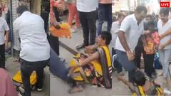 बेंगलुरु: साड़ी चोरी के आरोप पर महिला को गिरा-गिरा कर पीटा, वीडियो वायरल हुआ तो पुलिस ने की गिरफ्तारी