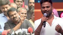 உனக்கு என்ன தகுதி இருக்கு...கல்வியில் சிறந்த தமிழ்நாடு நிகழ்ச்சியில் லப்பர் பந்து  இயக்குநர் பேச்சால் கடுப்பான சீமான்..