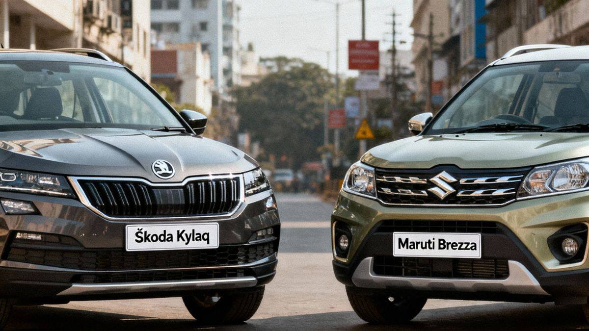 Skoda Kylaq vs Maruti Brezza: ఇంజిన్, ఫీచర్లు & ధర పోలికలు - కొనేముందు ప్రతిదీ తెలుసుకోండి
