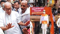 इंदौर: मुस्लिम कर्मचारियों को निकालने का विवाद गहराया, दिग्विजय सिंह पहुंचे थाने, व्यापारियों ने दिखाईं चूड़ियां