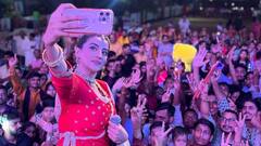 डांडिया नाइट में भोजपुरी एक्ट्रेस अक्षरा सिंह ने बिखेरा जलवा, शेयर किया वीडियो