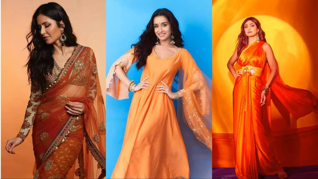 नवरात्रि के छठे दिन ऑरेंज कलर में सजधज कर करें माता रानी की पूजा, इन एक्ट्रेसेस से लें स्टाइलिंग टिप्स