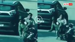Video: बच्ची के लिए दे दी कुर्बानी! छात्रा को बचाने की कोशिश में फिसली बाइक, हादसे का वीडियो वायरल