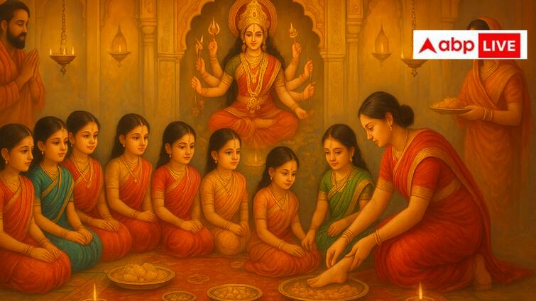 Shardiya Navratri 2025: कन्या पूजन से दूर होंगे हर संकट! जानें सही विधि, शुभ मुहूर्त और महत्व