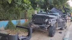 हरियाणा: गुरुग्राम में डिवाइडर से टकराई तेज रफ्तार थार, 5 लोगों की मौत