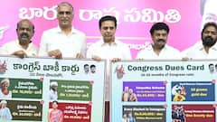 BRS Launches Congress Dues Card Campaign Ahead Of Local Body Polls: 'Govt Owes Rs 55,000 To Every Women'