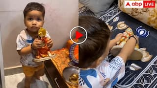 हनुमान जी की मूर्ति ले भागा बच्चा! फिर अपने हाथों से दवा लगाकर खूब लुटाया प्यार- वीडियो हो रहा वायरल