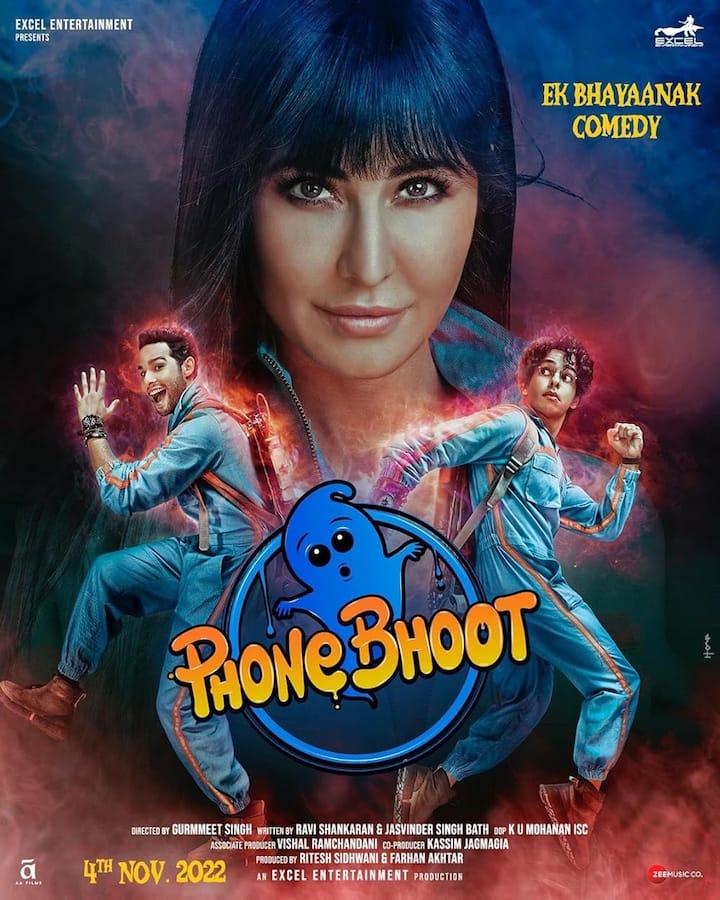 The phone ghost in the year 2022 is a fun horror comedy film in which the temper of fear and laughter is seen together. In this film, Katrina Kaif, Ishaan Khattar and Siddhant Chaturvedi are seen in the lead roles. Katrina's unique style in the film and the comic timing of both actors entertain the audience a lot. This film can be seen on prime video.